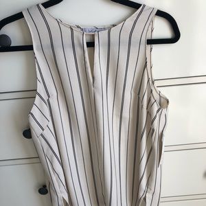 Violet Striped Top, Size M